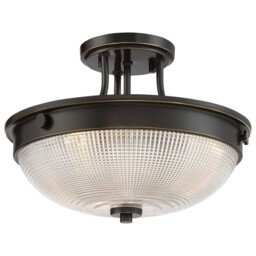 Mantle 2 Light Semi-Flush - Palladian Bronze, E27 - thumbnail 5