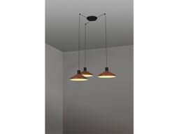 Kombo Cluster Pendant Ceiling Light Orange, E27 - thumbnail 2