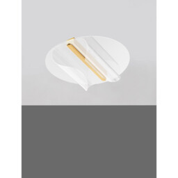 Copo Integrated LED Semi Flush Ceiling Light Brass Gold Triac Dimmable LED 20W 1106lm 3000K - thumbnail 3