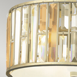 Gemma 3 Light Flush Mount Ceiling Light Silver Leaf, E27 - thumbnail 5