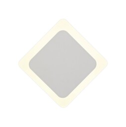 Altona Magnetic Base Wall Lamp, 12W LED 3000K 498lm, 15, 19cm Diamond Centre, Sand White, Acrylic Frosted Diffuser - thumbnail 1