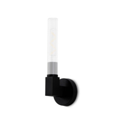 Conesville Bathroom Wall Lamp, E27, IP44, Satin Black - thumbnail 5
