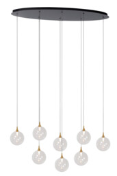 Premium Gisela Pendant light - LED Dim. 2700K - Transparent - thumbnail 1