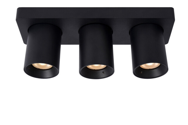 Nigel Modern Ceiling Spotlight - LED Dim to warm - GU10 - 3x5W 2200K/3000K - Black - image 1