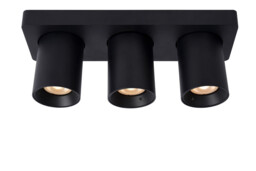 Nigel Modern Ceiling Spotlight - LED Dim to warm - GU10 - 3x5W 2200K/3000K - Black