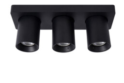 Nigel Modern Ceiling Spotlight - LED Dim to warm - GU10 - 3x5W 2200K/3000K - Black - thumbnail 3