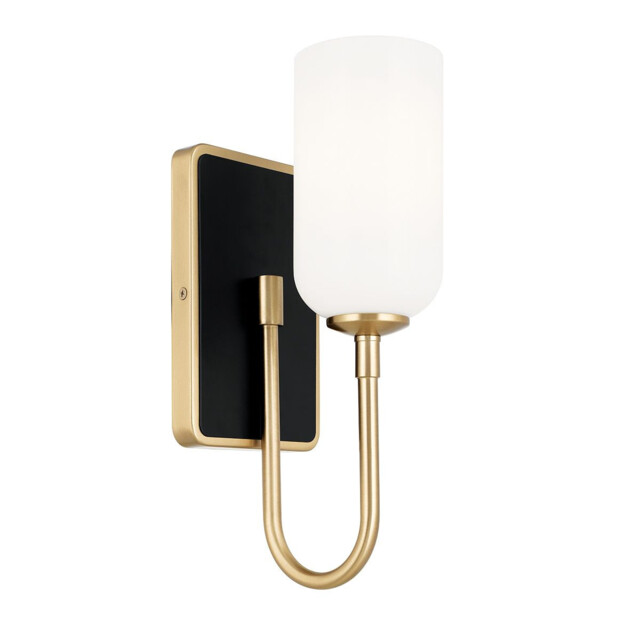 Kichler Solia Wall Lamp Contemporary Champagne Bronze, Black 3000K IP44 1x G9 - image 1