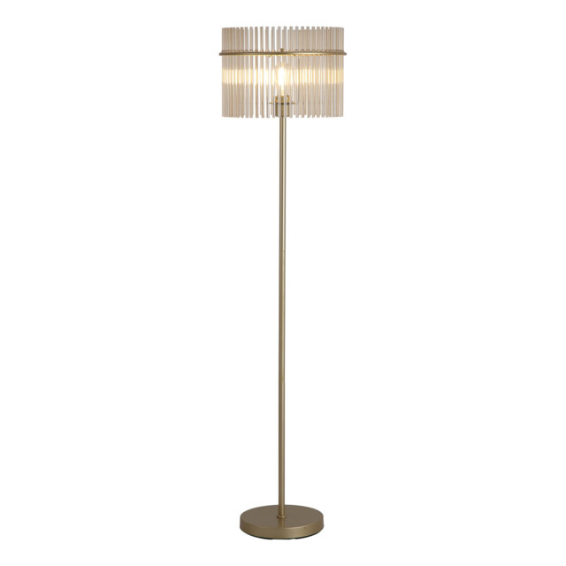 Swizzle Floor Lamp, Gold, Champagne Rods 1x E27 - image 1
