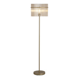 Swizzle Floor Lamp, Gold, Champagne Rods 1x E27