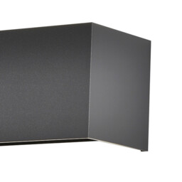 Davos Rectangle Wall Lamp Dimmable, 4 x 6W LED, 2700K, 2200lm, IP54, Anthracite, 3yrs Warranty - thumbnail 5