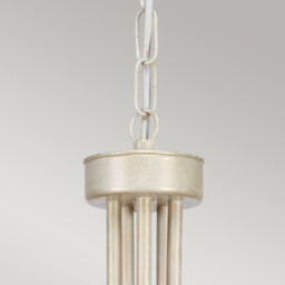 Olivia 5 Light Chandelier Ivory, Gold Finish, E14 - thumbnail 2