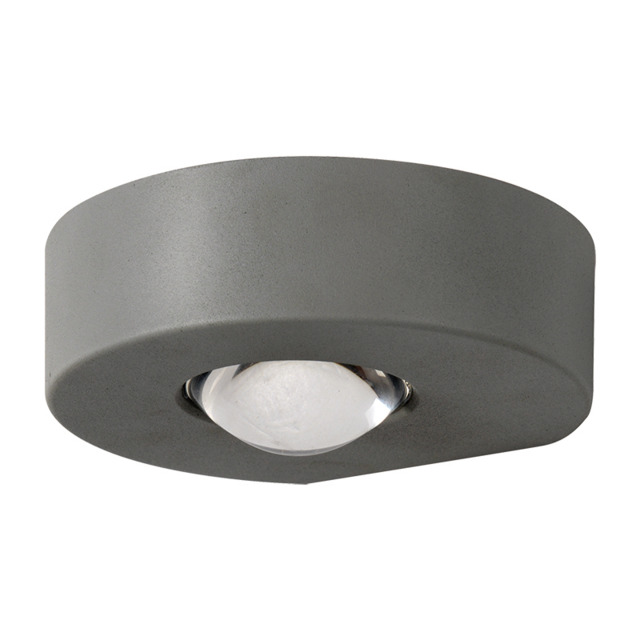 Zambelis Round Outdoor Wall Down Lamp Graphite LED 3000K IP54 9W - image 1