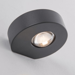 Zambelis Round Outdoor Wall Down Lamp Graphite LED 3000K IP54 9W - thumbnail 5