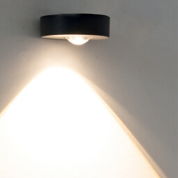 Zambelis Round Outdoor Wall Down Lamp Graphite LED 3000K IP54 9W - thumbnail 3