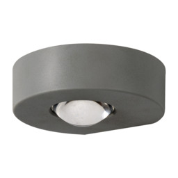 Zambelis Round Outdoor Wall Down Lamp Graphite LED 3000K IP54 9W