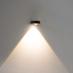 Zambelis Round Outdoor Wall Down Lamp Graphite LED 3000K IP54 9W - thumbnail 2