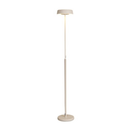 Noa II Floor Lamp 2 Light 15W Down 15W Up LED 3000K, 2800lm, Touch Dimmer, White, 3yrs Warranty