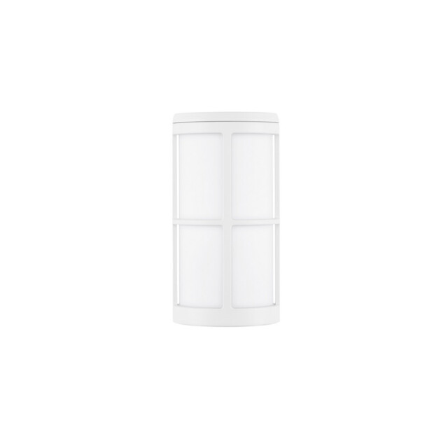 Stone Outdoor Wall Lantern White Aluminium LED E27 IP54 - image 1