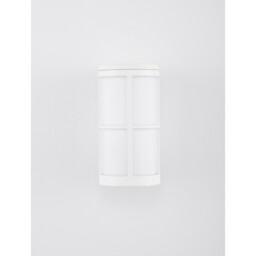 Stone Outdoor Wall Lantern White Aluminium LED E27 IP54 - thumbnail 3