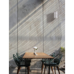 Stone Outdoor Wall Lantern White Aluminium LED E27 IP54 - thumbnail 2