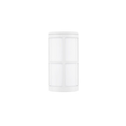 Stone Outdoor Wall Lantern White Aluminium LED E27 IP54 - thumbnail 1