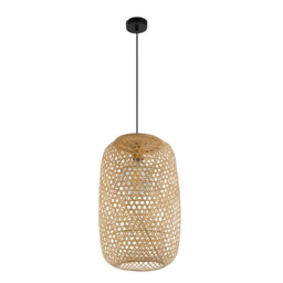 Mirena Wire Frame Pendant Ceiling Light Natural Color 1x E27 - thumbnail 2