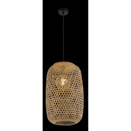 Mirena Wire Frame Pendant Ceiling Light Natural Color 1x E27 - thumbnail 5