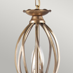 Aegean 5 Light Chandelier Aged Brass Finish, E14 - thumbnail 2