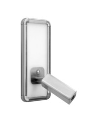 Ibiza Wall Lamp Head with Backlit Light 10W LED Satin Nickel 4000K, 700lm,