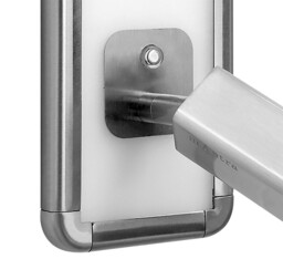 Ibiza Wall Lamp Head with Backlit Light 10W LED Satin Nickel 4000K, 700lm, - thumbnail 5