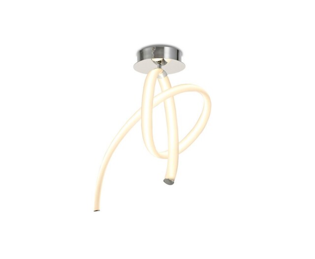 Armonia Semi Flush Ceiling Vertical, 40W LED, 3000K, 3000lm, Polished Chrome, Frosted Acrylic - image 1