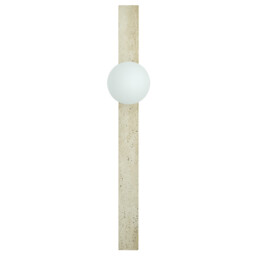 Vespera Globe Wall Lights Natural Stone 1xG9 LED - thumbnail 1