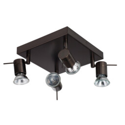 Penna 4 Light Spotlight Clusters Bronze