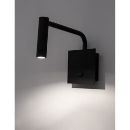 Sicily Reading Light Sand Black Aluminium LED 3W 3000K 190Lum - thumbnail 2
