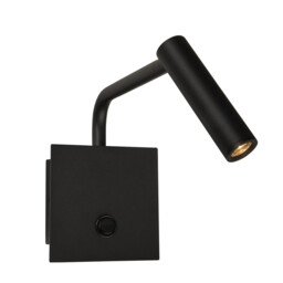 Sicily Reading Light Sand Black Aluminium LED 3W 3000K 190Lum - thumbnail 1