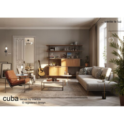 Cuba Criss Cross Linear Pendant 4 Light, 32W LED, 3000K, 2400lm, Gold, Black, 3yrs Warranty - thumbnail 5