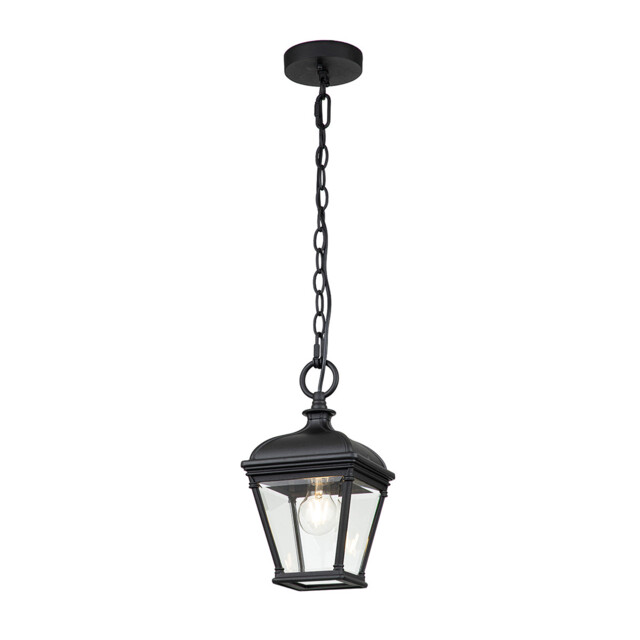 Bayview Outdoor Pendant Ceiling Light Black, IP44 - image 1