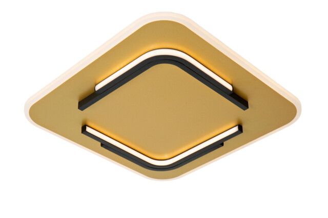 Lucide ANDREAS - Flush ceiling light - LED - 1x30W 2700K - Matt Gold / Brass - image 1