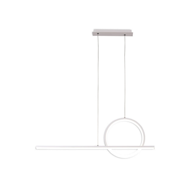 Kitesurf Loop Over Linear Pendant, 30W LED, 3000K, 2400lm, White, 3yrs Warranty - image 1