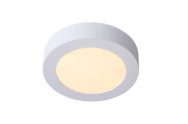 Brice-Led Modern Flush Ceiling Light Bathroom - Ø 18cm - LED Dim. - 1x12W 3000K - IP44 - White - image 1