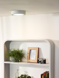 Brice-Led Modern Flush Ceiling Light Bathroom - Ø 18cm - LED Dim. - 1x12W 3000K - IP44 - White - thumbnail 5