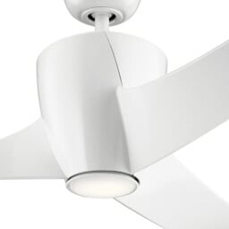 Kichler Phree 3 Blade 142cm Ceiling Fan with LED Light White Remote Control - thumbnail 2