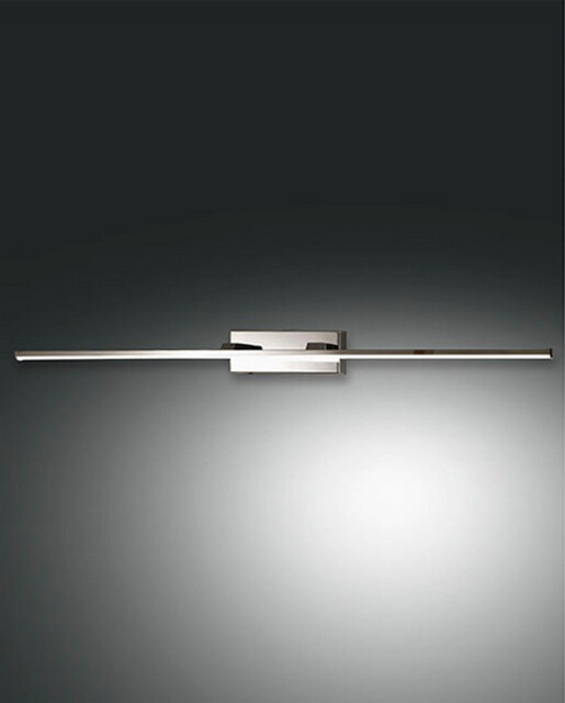Nala LED Bathroom Over Mirror Light Chrome Glass, IP44 - image 1