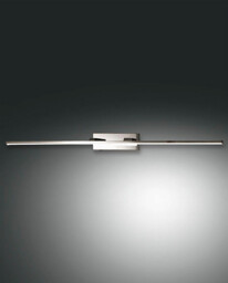 Nala LED Bathroom Over Mirror Light Chrome Glass, IP44 - thumbnail 1