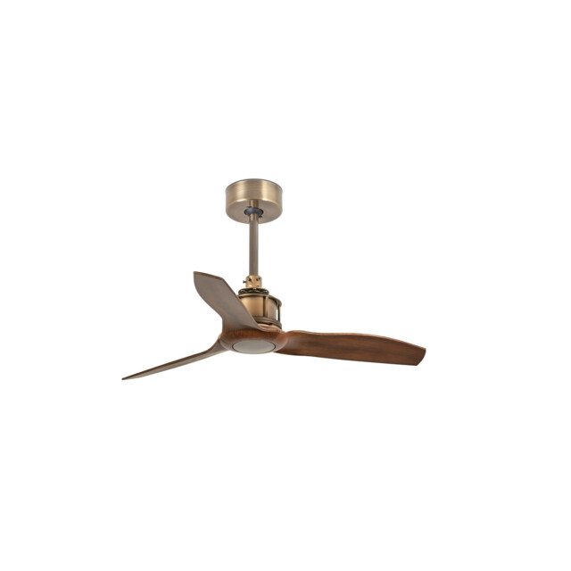 Just Fan 81cm Old gold ceiling fan 3 Blades wood blades - image 1