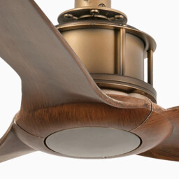 Just Fan 81cm Old gold ceiling fan 3 Blades wood blades - thumbnail 3