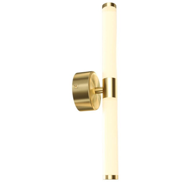 Axis Modern Integrated LED Wall Lamp Gold, 3000K, Acrylic Frosted Shade - image 1