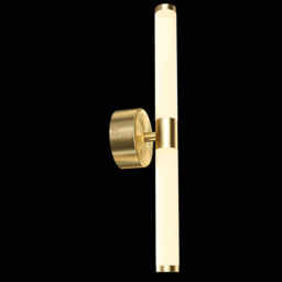 Axis Modern Integrated LED Wall Lamp Gold, 3000K, Acrylic Frosted Shade - thumbnail 3