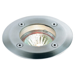 Walkover 1 Light Recessed Light Stainless Steel IP67, GU10