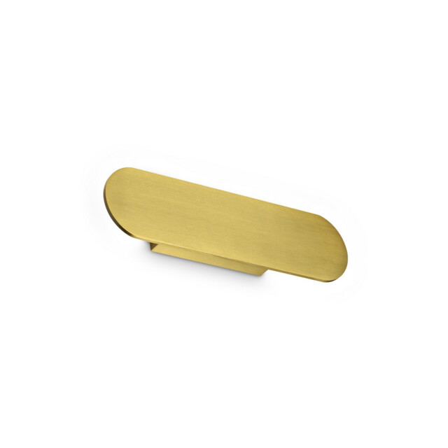 Zig Zag Oval Integrated LED Wall Lamp Brass 1300lm 3000K - image 1